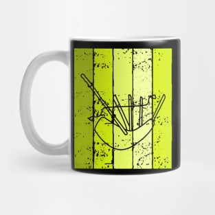 Bagpipes Retro Mug